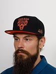 Бейсболка MITCHELL NESS арт. HHSS6749-CBUYYPPPBLCK Chicago Bulls NBA (черный)
